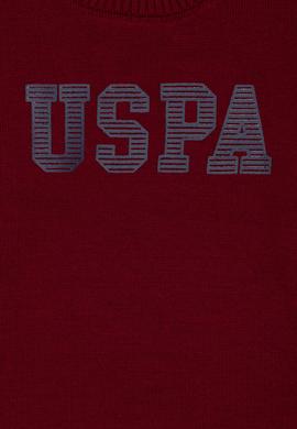 Erkek Çocuk Bordo Bisiklet Yaka Triko Kazak - 50260600005