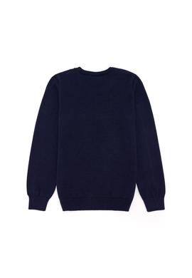 Erkek Çocuk Lacivert Bisiklet Yaka Triko Kazak - 50260600013