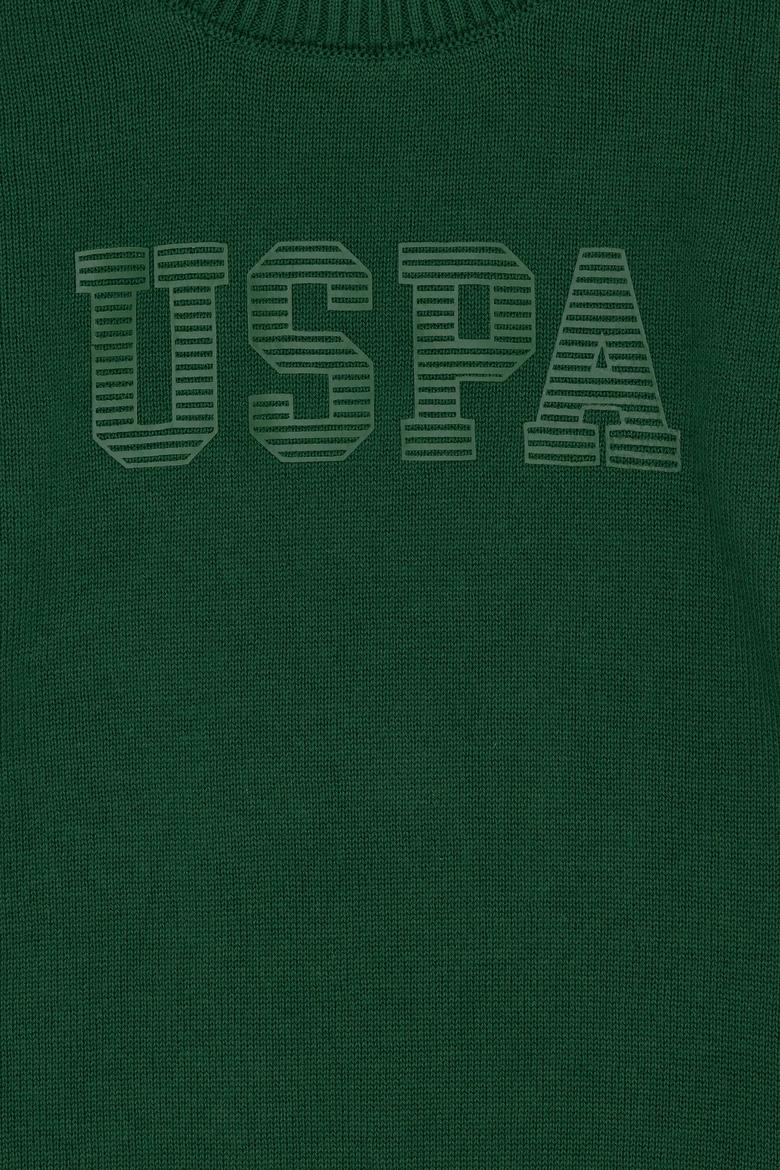 Erkek Çocuk Yeşil Bisiklet Yaka Triko Kazak - 50260600023