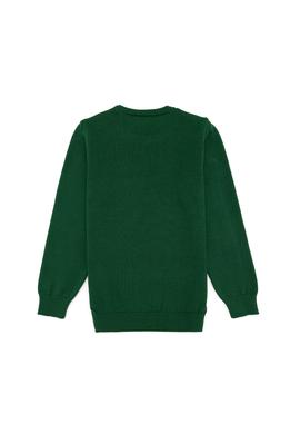 Erkek Çocuk Yeşil Bisiklet Yaka Triko Kazak - 50260600023