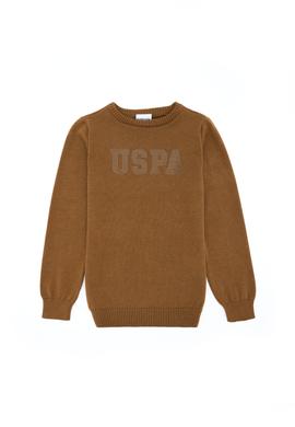 Erkek Çocuk Taba Bisiklet Yaka Triko Kazak - 50260600036