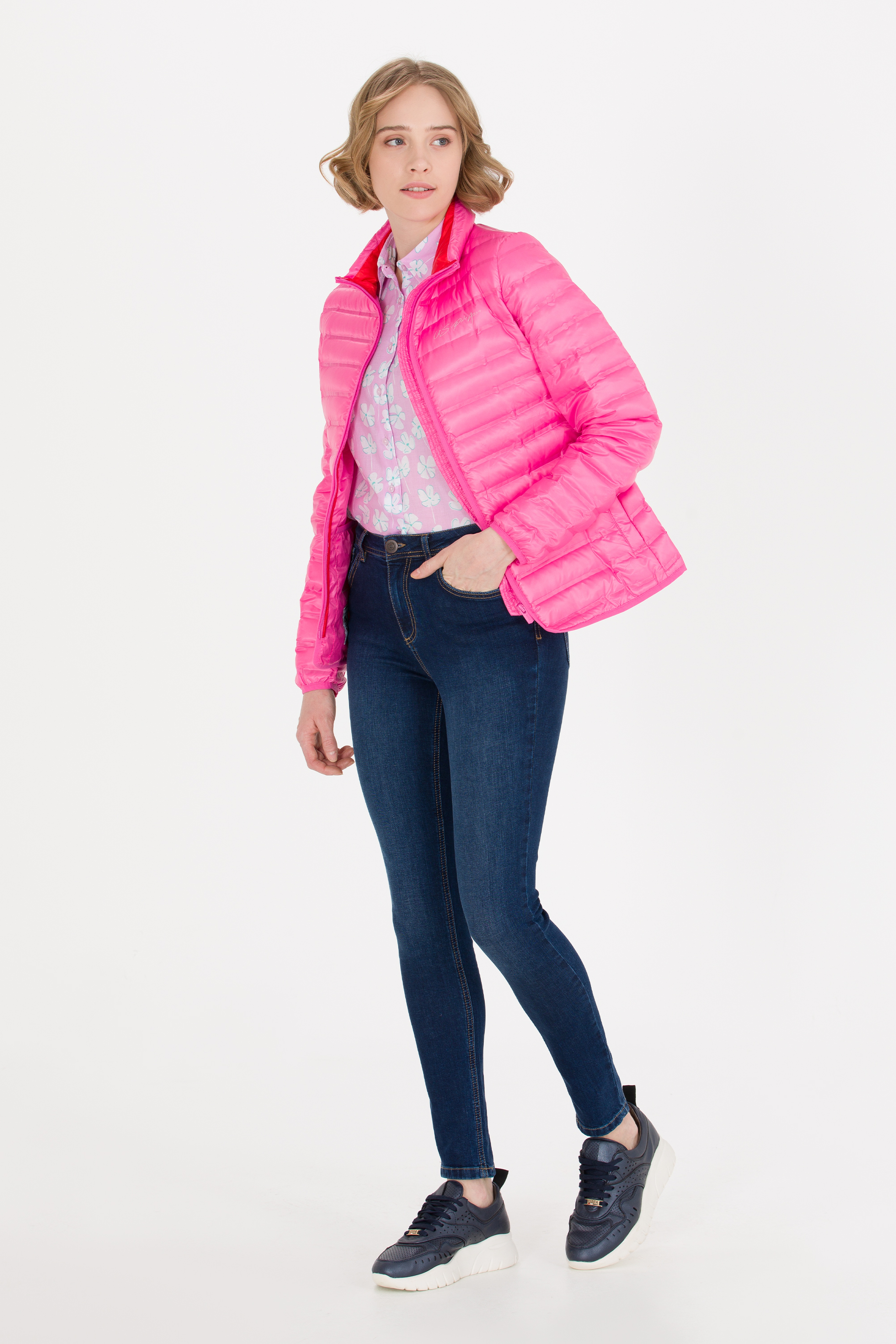 Kadın Pembe Mont - Image 3