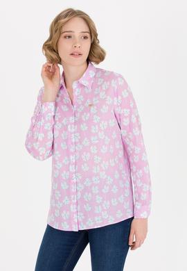 Kadın Manolya Uzun Kollu Gömlek - 50263742018