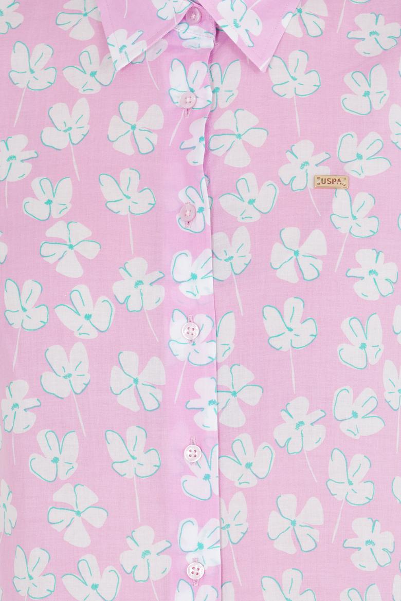 Kadın Manolya Uzun Kollu Gömlek - 50263742018