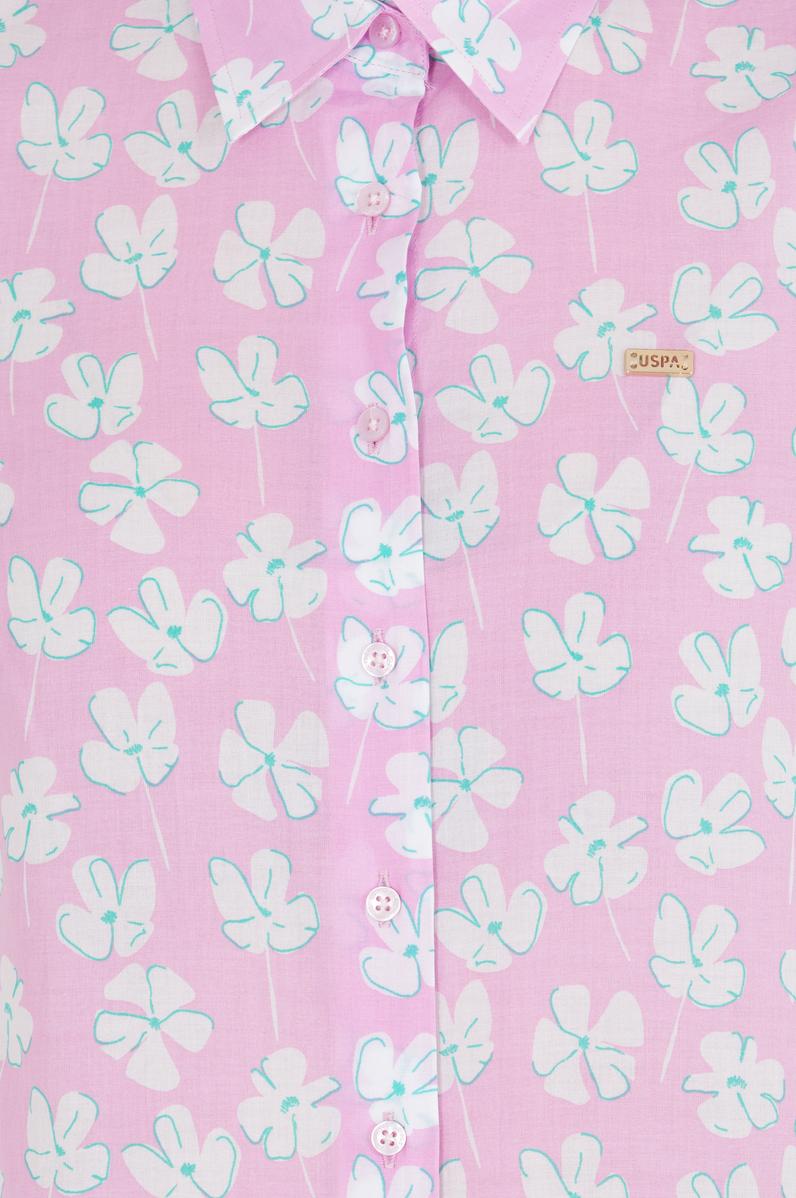 Kadın Manolya Uzun Kollu Gömlek