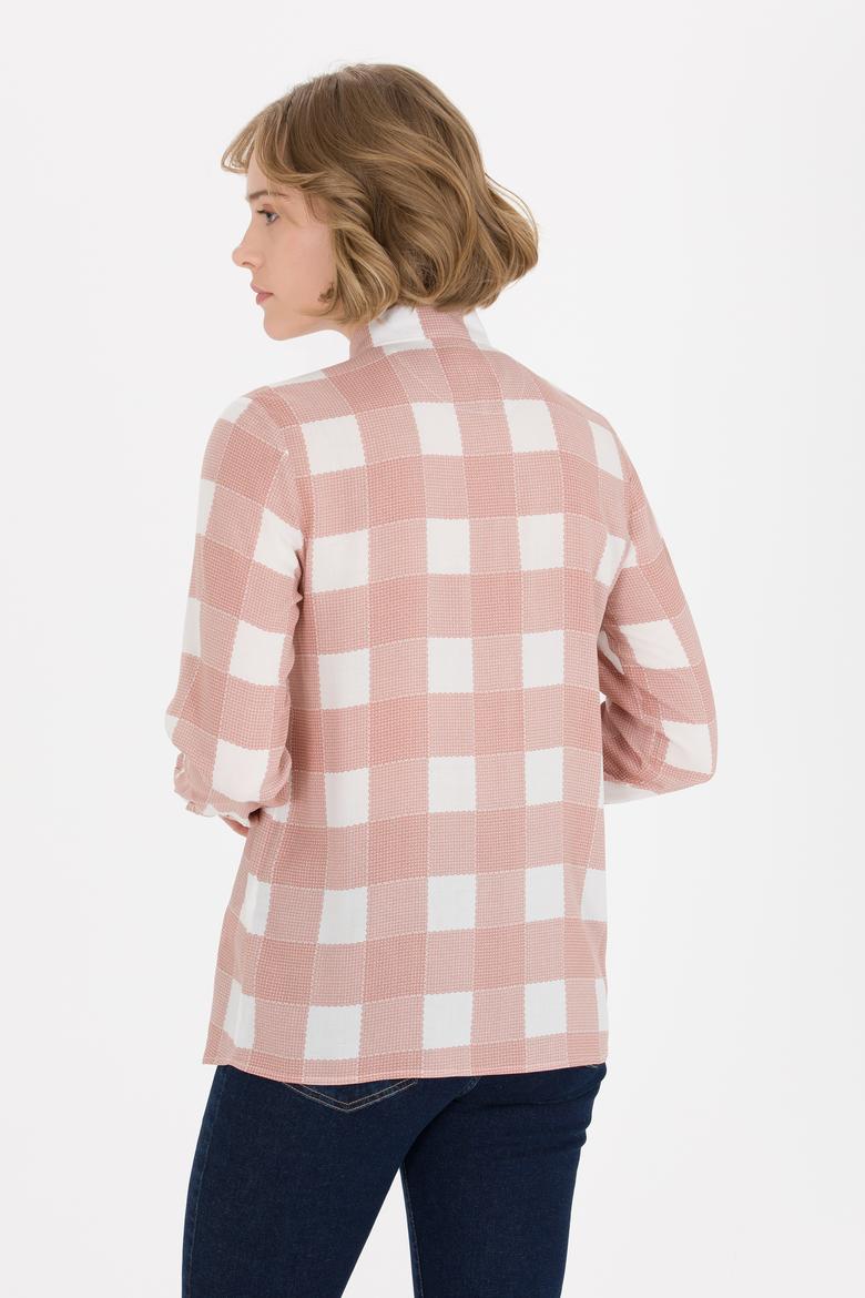 Kadın Pudra Uzun Kollu Gömlek - 50263729004