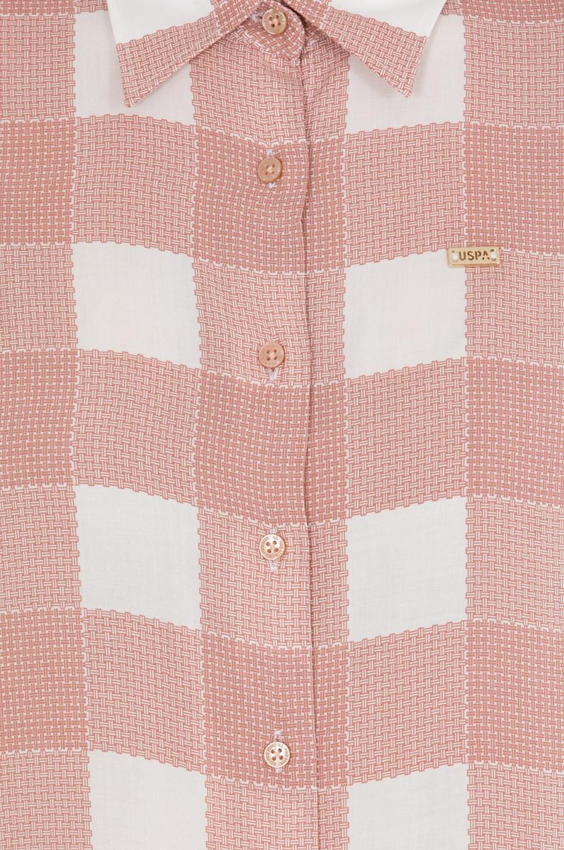 Kadın Pudra Uzun Kollu Gömlek