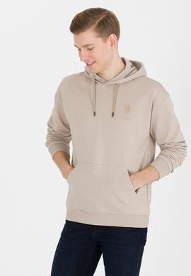 Erkek Taş Kapüşonlu Sweatshirt - 50253234013