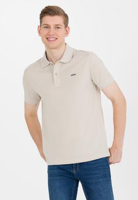 Erkek Taş Basic Polo Yaka Tişört - 50264892208