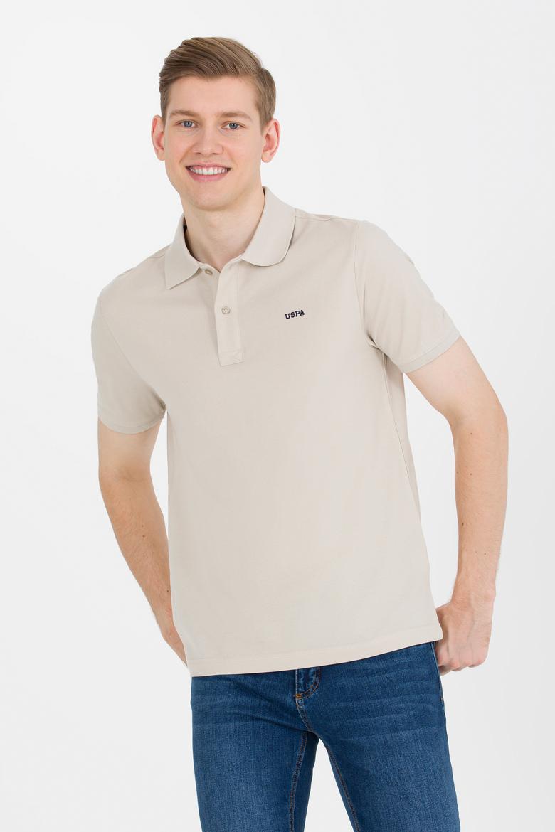 Erkek Taş Basic Polo Yaka Tişört - 50264892208