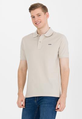 Erkek Taş Basic Polo Yaka Tişört - 50264892208
