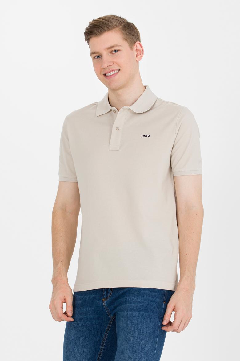 Erkek Taş Basic Polo Yaka Tişört - 50264892208