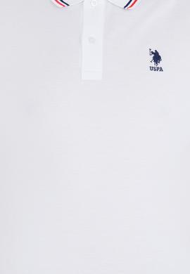 Erkek Beyaz Basic Polo Yaka Tişört - 50264906011