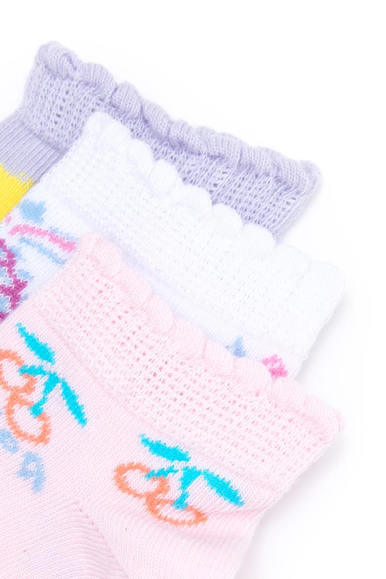 Kız Çocuk 3'lü Çorap - 50248728004