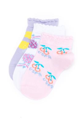 Kız Çocuk 3'lü Çorap - 50248728004