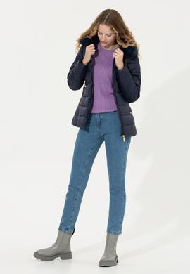 Kadın Lacivert Mont - 50252522032