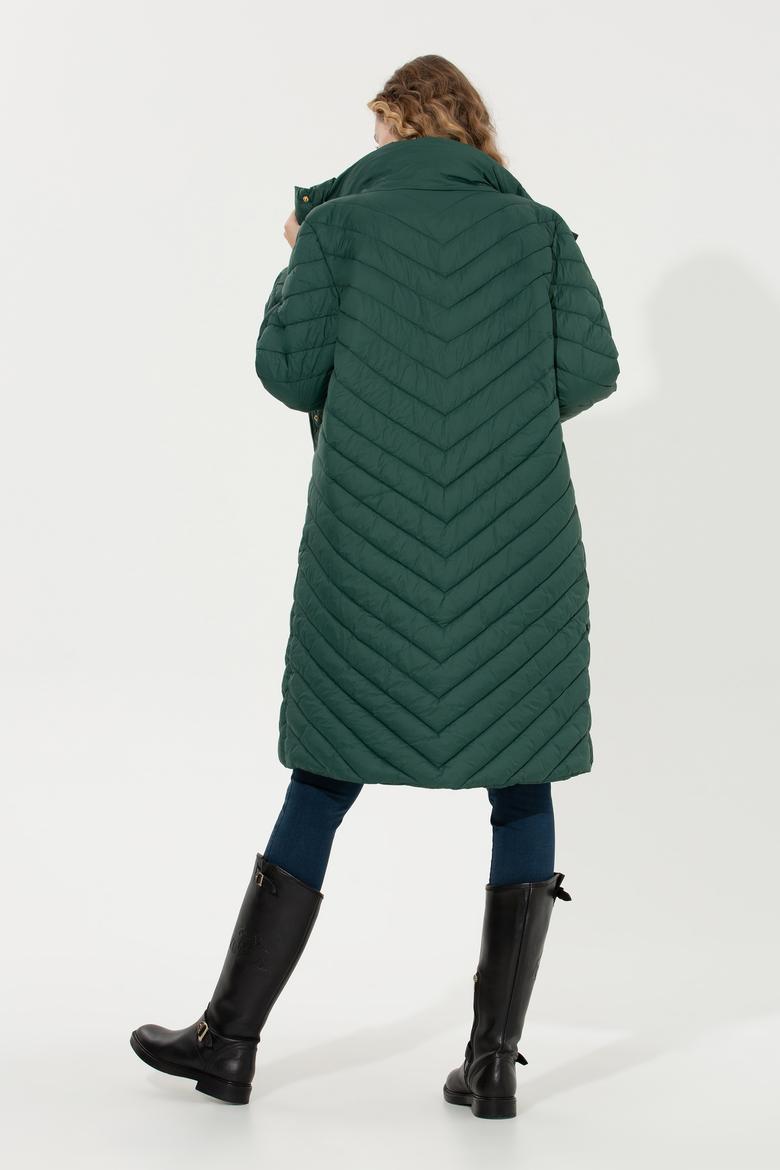 Kadın Yeşil Kaban - 50252884052