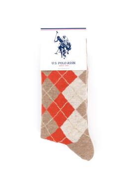 Kadın Camel Melanj Çorap - 50258110001