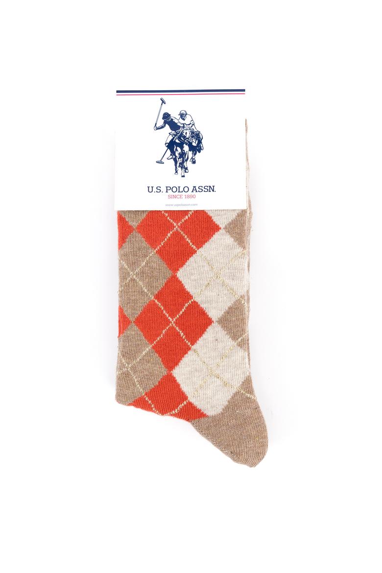 Kadın Camel Melanj Çorap - 50258110001