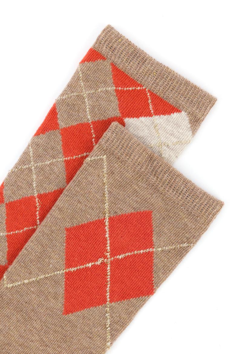 Kadın Camel Melanj Çorap - 50258110001