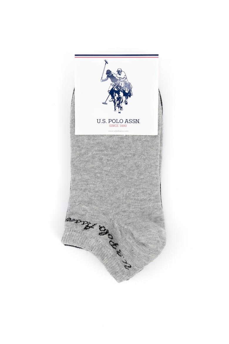 Kadın Gri Melanj 2'li Çorap - 50258162008