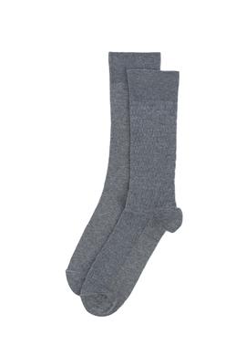 Erkek Gri Melanj Çorap - 50258168003