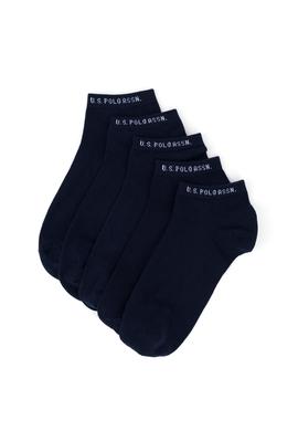 Erkek 5'li Lacivert Patik Çorap - 50258173007