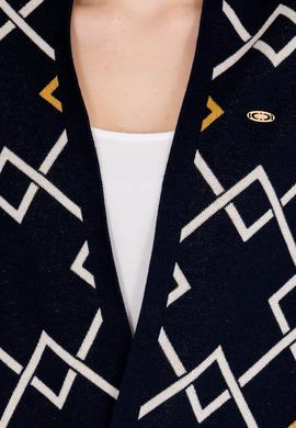 Kadın Lacivert Triko Panço - 50253118001