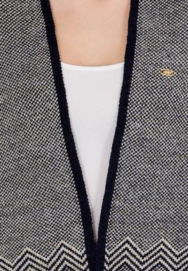 Kadın Lacivert Triko Panço - 50259612002