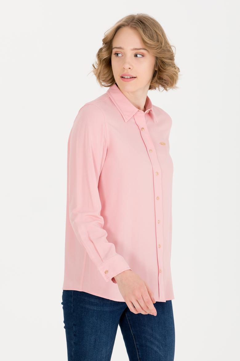 Kadın Manolya Uzun Kollu Gömlek - 50255305011