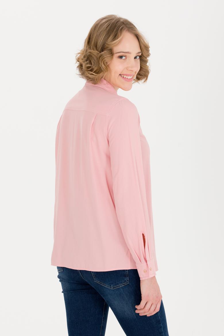 Kadın Manolya Uzun Kollu Gömlek - 50255305011
