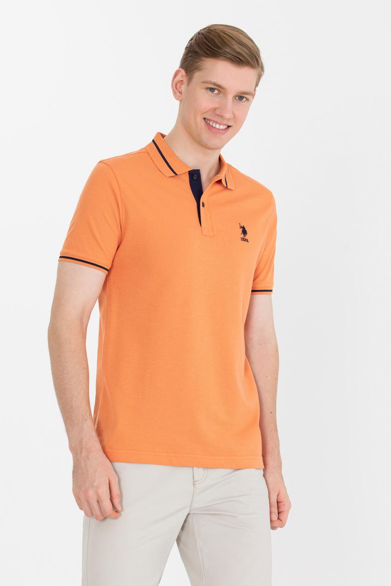 Erkek Kiremit Basic Polo Yaka Tişört - 50264890037