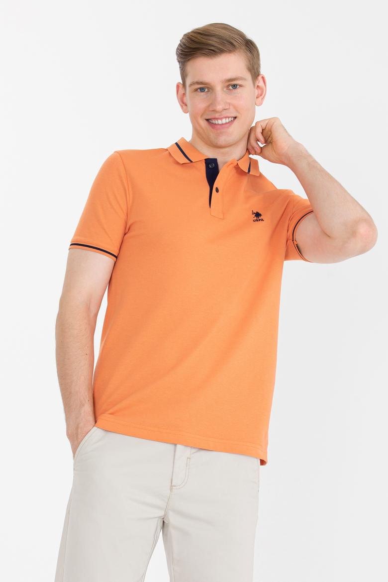 Erkek Kiremit Basic Polo Yaka Tişört