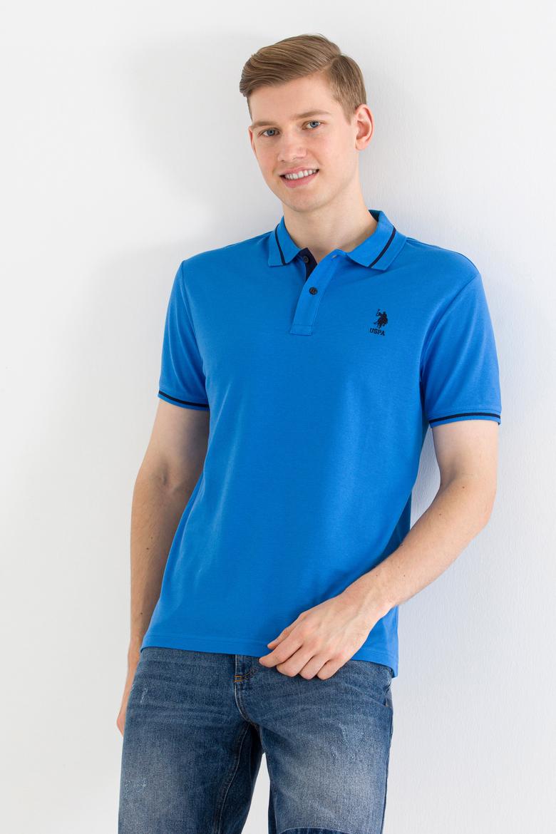 Erkek Saks Basic Polo Yaka Tişört - 50264890069