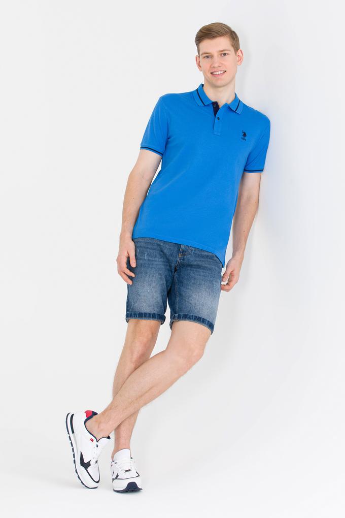 Erkek Saks Basic Polo Yaka Tişört