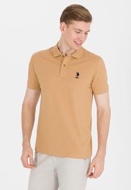Erkek Camel Basic Polo Yaka Tişört - 50264891026