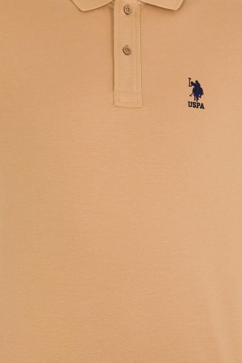 Erkek Camel Basic Polo Yaka Tişört - 50264891026