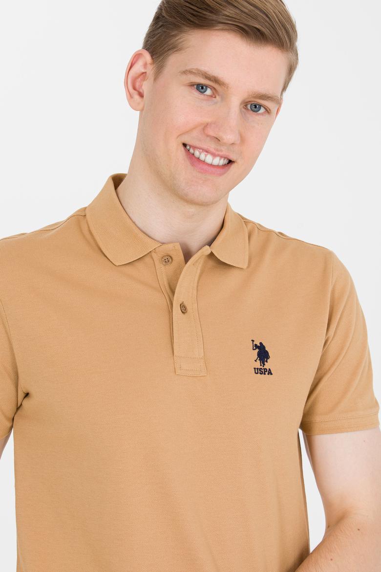 Erkek Camel Basic Polo Yaka Tişört - 50264891026