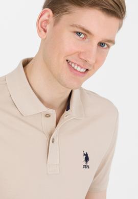 Erkek Taş Basic Polo Yaka Tişört - 50264891113