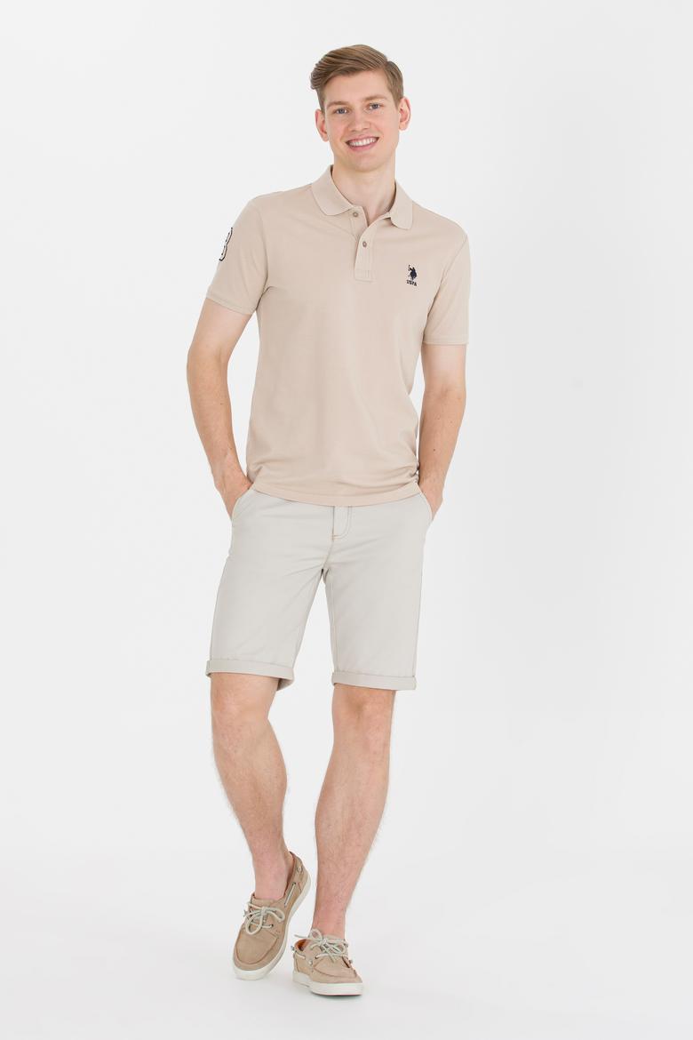 Erkek Taş Basic Polo Yaka Tişört - 50264891113