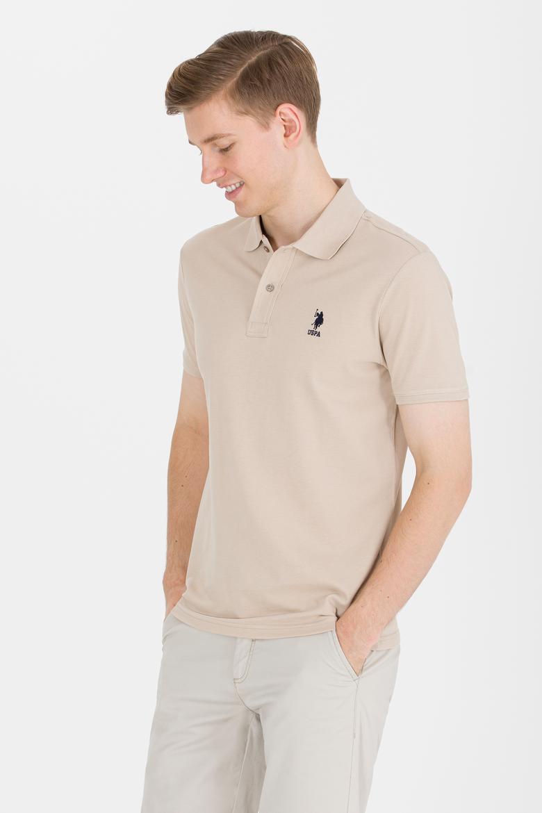Erkek Taş Basic Polo Yaka Tişört - 50264891113