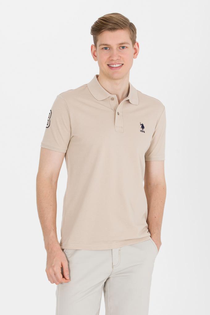 Erkek Taş Basic Polo Yaka Tişört