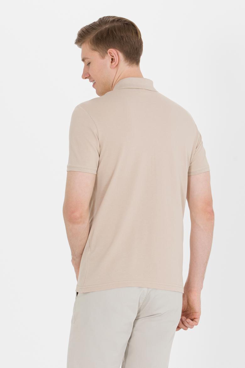 Erkek Taş Basic Polo Yaka Tişört - 50264891113