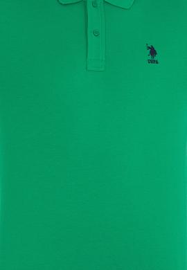 Erkek Yeşil Basic Polo Yaka Tişört - 50264891137