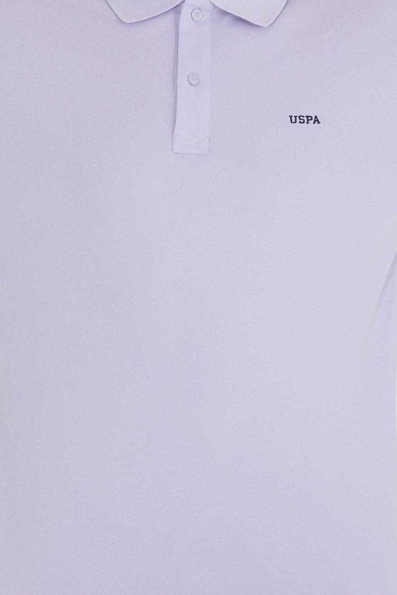 Erkek Lila Basic Polo Yaka Tişört - 50264892138