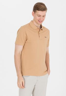 Erkek Camel Basic Polo Yaka Tişört - 50264892168