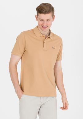 Erkek Camel Basic Polo Yaka Tişört - 50264892168