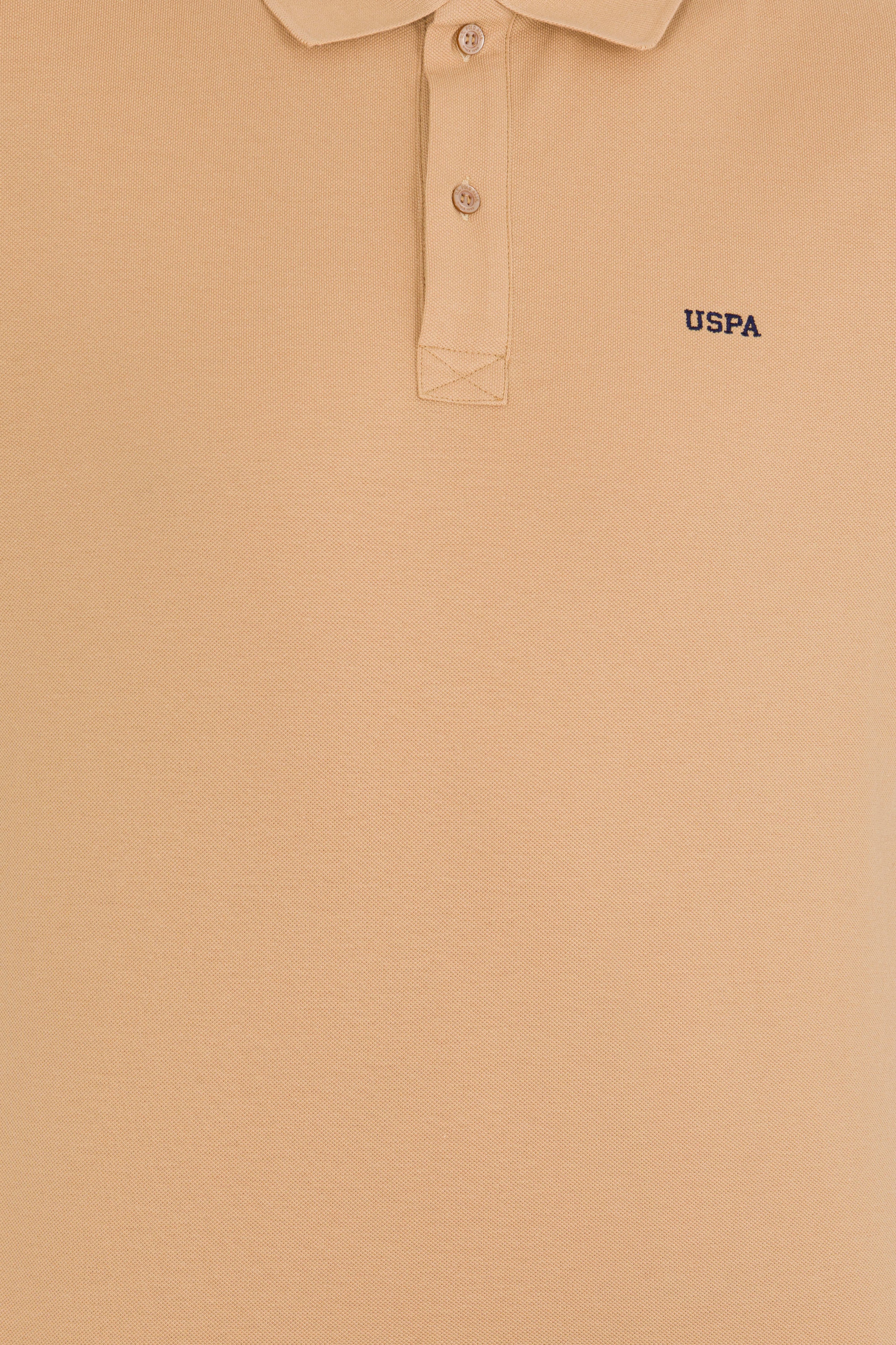 Erkek Camel Basic Polo Yaka Tişört - Image 6