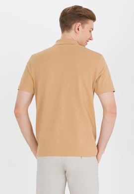 Erkek Camel Basic Polo Yaka Tişört - 50264892168