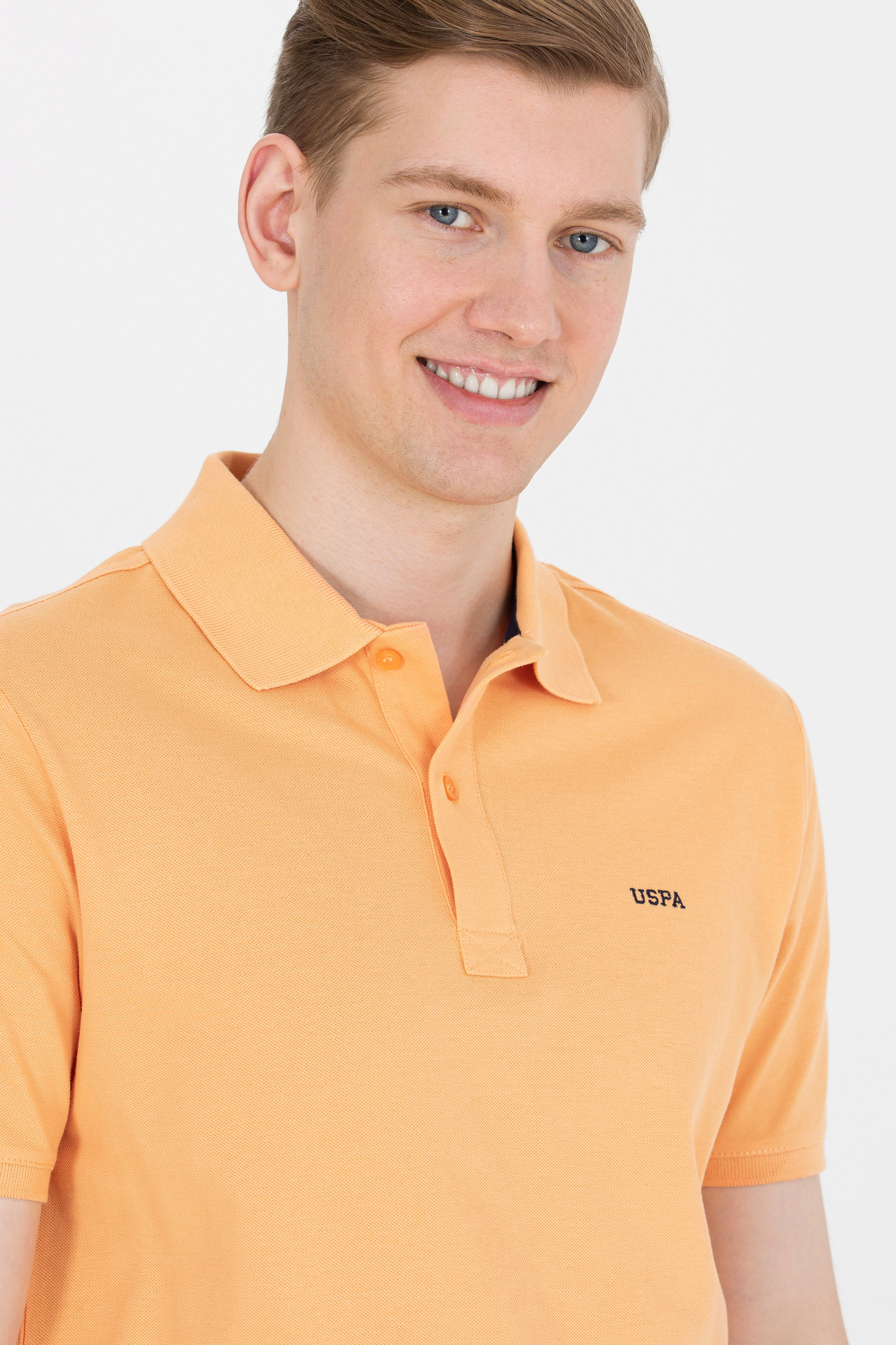 Erkek Kavun Basic Polo Yaka Tişört - Image 2